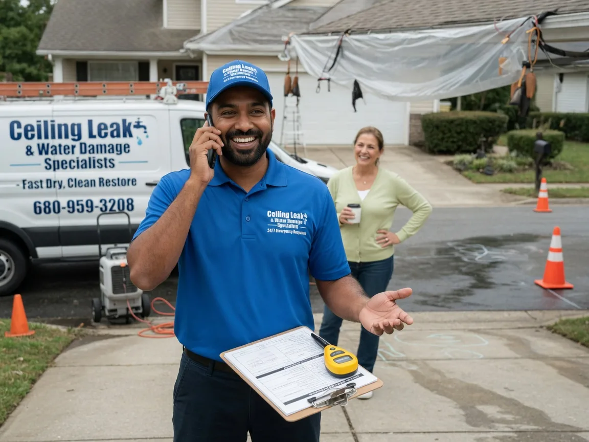 Ceiling Leak Cleanup Rocky Point, NY FAQs